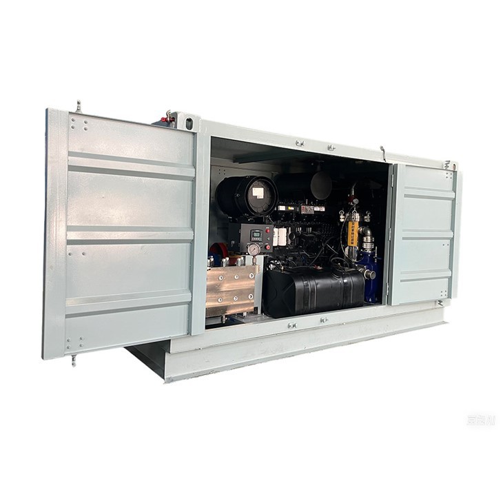 320lpm Tekanan Air Tekanan Tinggi Jet dibantu mesin tumpukan