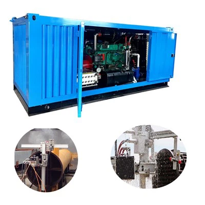 20000PSI Penukar Haba Pembersihan Automatik Sistem Ledakan Hidro